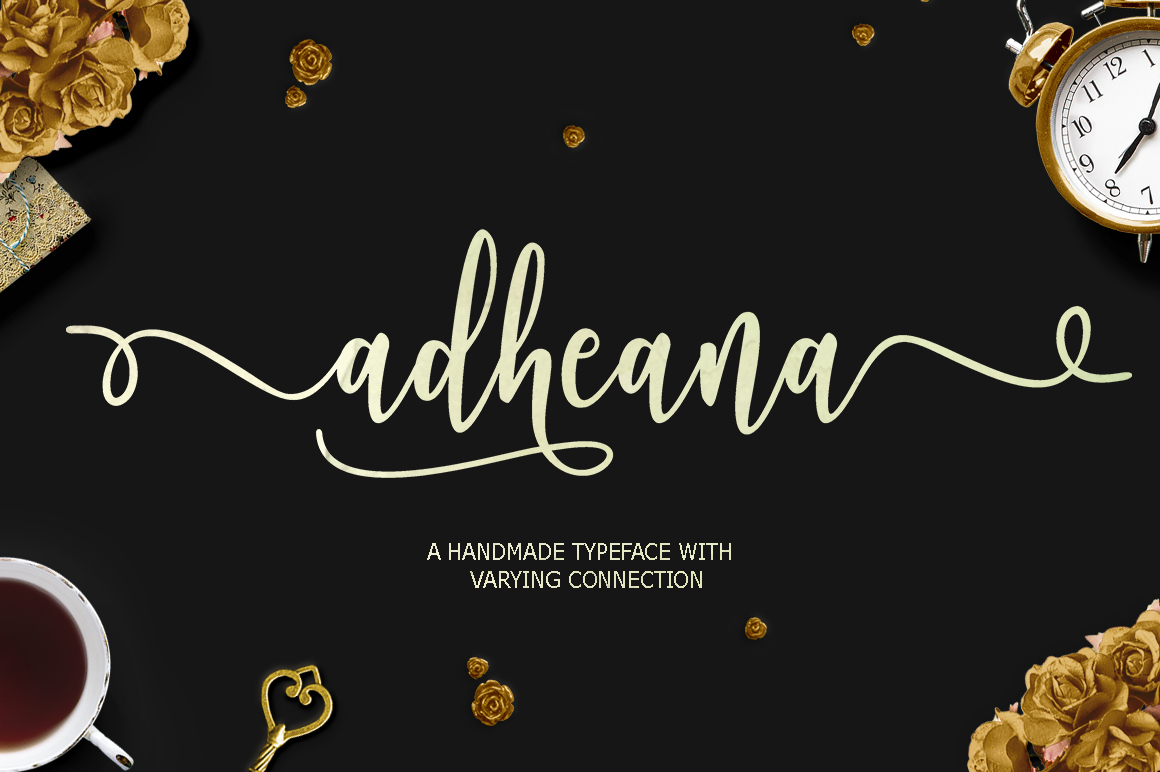 Adheana Font: Testing a Hand-Brushed Script for Web Design