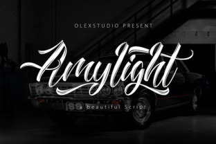 Amylight Font: A Handwritten Script for Branding