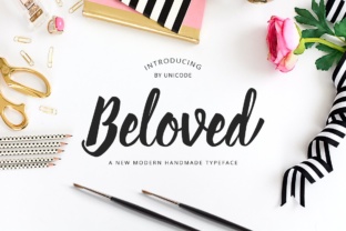 Beloved Font: A Handwritten Typeface for Branding