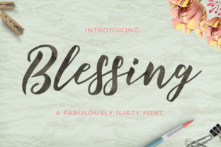 Blessing Font: Organic Script for Digital Marketing