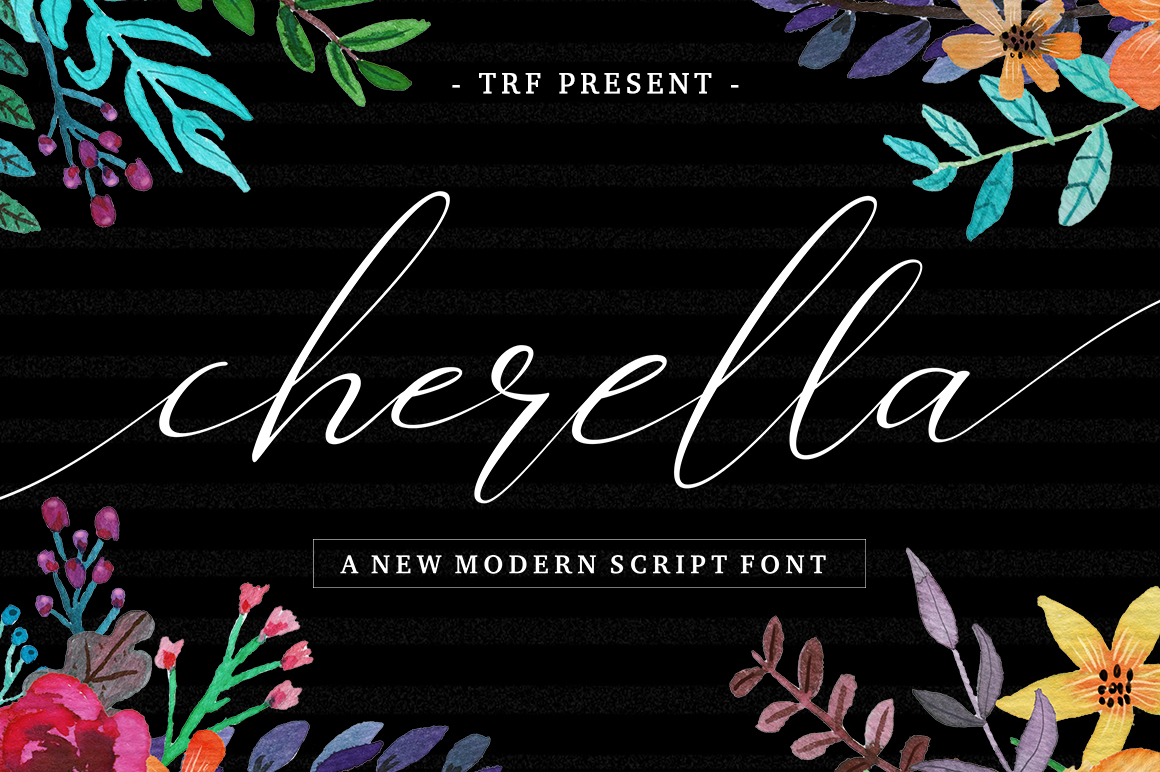 Cherella Font: A Modern Calligraphy Typeface for Branding