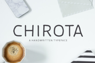 Chirota Font: Playful Handwritten Type for Digital Marketing