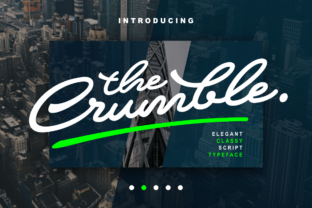 Crumble Font: Elegant Script for Editorial Design