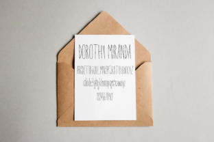Dorothy Miranda Font: A Script Typeface for Organic Branding