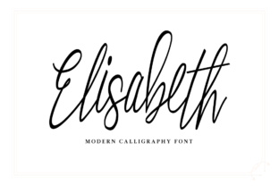 Elisabeth Font: Bouncy Script for Handmade Labels