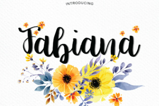 Enhance Your Brand with Fabiana: A Playful Handwritten Script Font