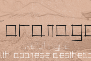 Enhance Your Brand with Toranaga: A Unique Sketch Font