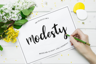 Enhancing Web Design with Modesty: A Versatile Script Font