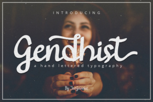 Gendhist Font: Bold Handwritten Type for Campaigns