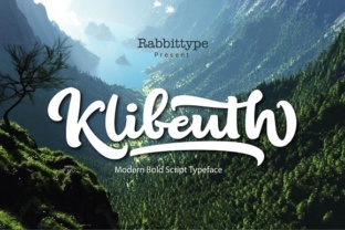 Klibeuth Font: A Fluid Script for Web Design