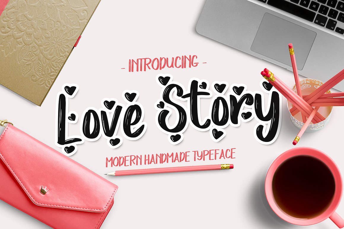 Love Story Font: A Handmade Script for Crafters