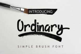 Ordinary Font: Clean Script Typography for Campaigns