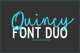Quincy: A Handwritten Font for Polished Web Design