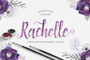 Rachelle Font: Elegant Script for Handmade Products