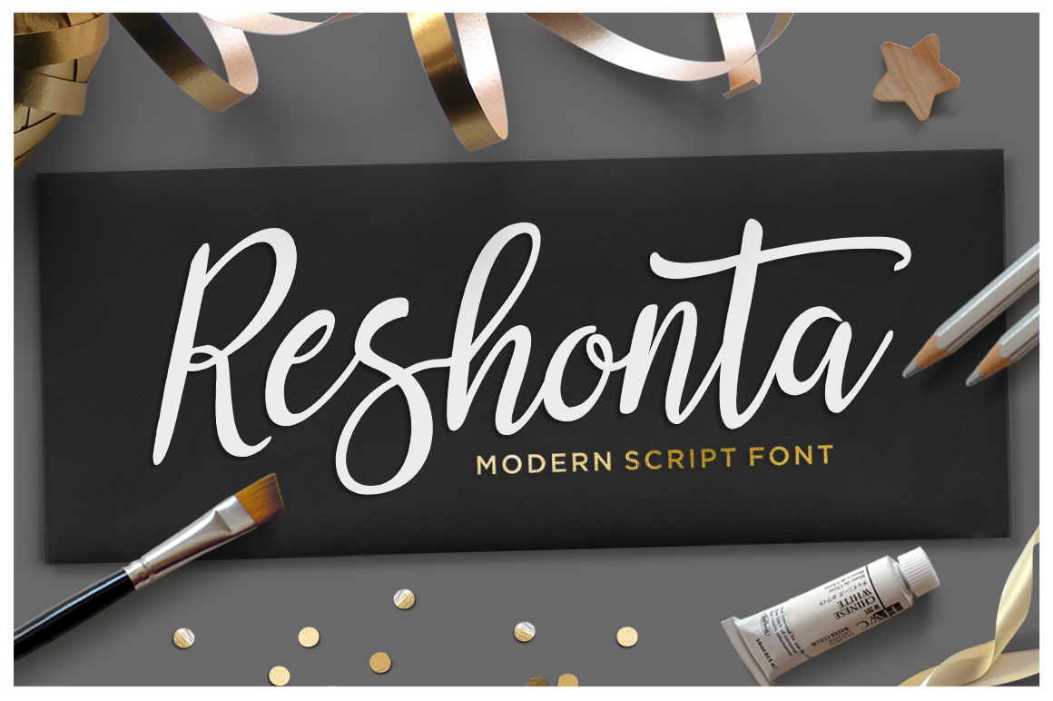 Reshonta Font Review: Bold Handwritten Style for Branding