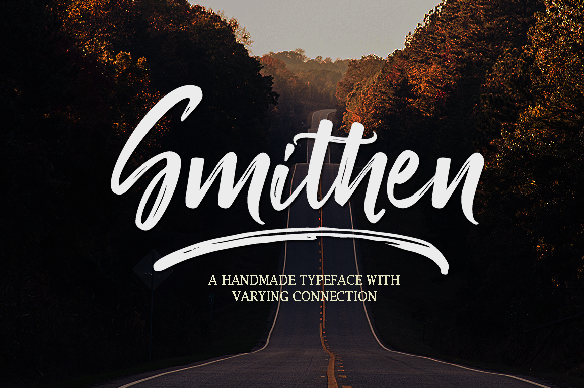 Smithen Font: Hand-Brushed Type for Editorial Design