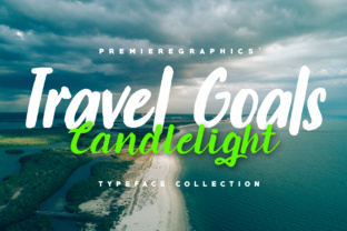 Travel Goals Candlelight Font: An Editorial Design Review